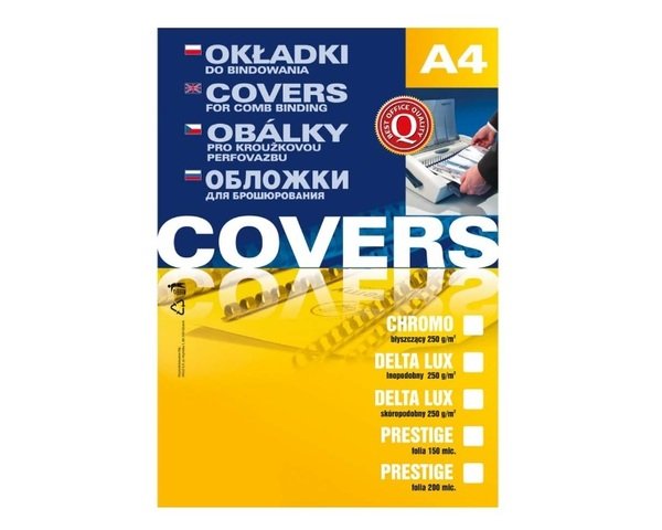 Įrišimo nugarėlės A4 juodos 250 g/m²