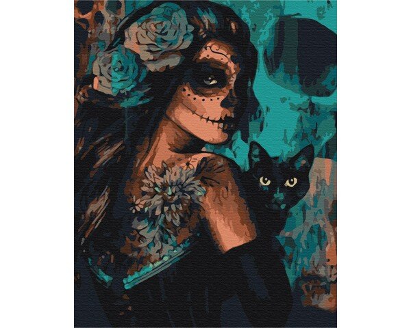 Tapyba pagal numerius ,,Halloweeno dama”