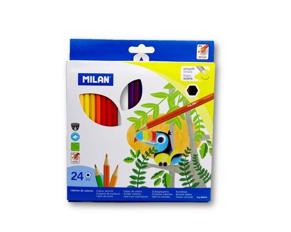 Pieštukai 24 sp. Milan